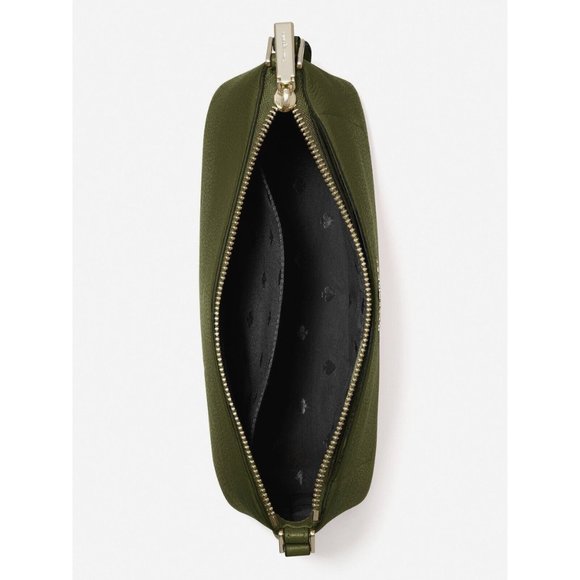 New Kate Spade Harlow Pebble Leather Crossbody Enchanted Green - Picture 4 of 4